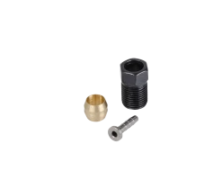 Shimano Anschlussset Hebel SM-BH90 Pin Silber - Olive - Klemmschraube