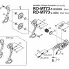 Shimano Deore XT RD-M773 Schaltwerk Ersatzteil | Feder Dichtring P Nr 5 -MTB Komponenten Verkäufe 34292 0 Ersatzteil Shimano RDM773