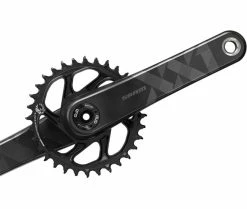 Sram XX1 Eagle Kurbel DUB DM 34 Zaehne Schwarz 170 Mm