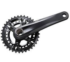 Shimano XT FC-M8100-2 Kurbelarme 2x12 Fach Abstufung 36-26 Zaehne Laenge 180 Mm