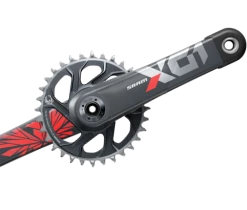 Sram X01 Eagle Kurbel DUB Super Boost+ DM 32 Zaehne Lunar-red 170 Mm