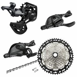 Shimano XT Upgrade-Kit M8100 MTB 12x1 Fach Kassette 10-45 Zaehne