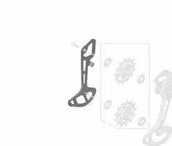 Shimano XTR RD-M9100 / RD-M9120 Schaltwerk Ersatzteil | Kettenleitblech SGS Innen -MTB Komponenten Verkäufe 54263 1