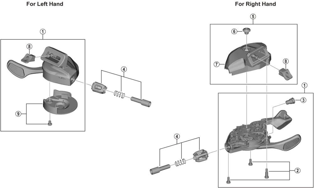 Shimano Deore XT SL-M8100-I Schalthebel Ersatzteil | Schraube Fuer Abdeckung Rechts Nr 6 4 Shimano Deore XT SL-M8100-I Schalthebel Ersatzteil | Schraube Fuer Abdeckung Rechts Nr 6 – Bild 2