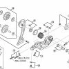 Shimano XTR RD-M985 Schaltwerk Ersatzteil | Schaltachse + O-Ring Nr 10 -MTB Komponenten Verkäufe 55277 0 Ersatzteile Shimano XTR RDM985