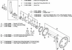 Shimano Distanzring 2,5 Mm Fuer Hollowtech II Innenlager